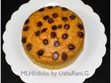 Egg free sugar free mango cake/ Egg less mango cake with cardamom flavor and chocolate chips/Archive post with new pictures/Step by step pictures/Egg less cakes