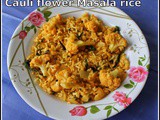 Gobi Masala Rice | Cauli flower Masala Fried Rice | Easy Vegetarian Rice Recipes | Quick And Easy Vegetarian Rice Recipes