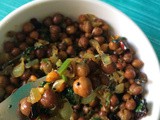 Guggillu | talimpu senagalu recipe | spiced masala chickpeas | snacks recipes with senagalu