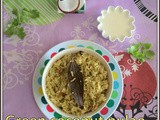 Hara Masala Pulao With Coconut Milk | Coconut Milk Green Pulao | Mint Cilantro Pulao With Coconut Milk | Coconut Milk Recipes | Rice Recipes For Lunch