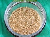 Home made bread crumbs | How to make bread crumbs using left over bread | How to store bread crumbs | basics