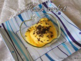 Home Made Easy Peach Sorbet With Canned Peaches | Healthy Canned Peach Recipes | Simple Summer Special Recipes
