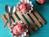 Homemade Strawberry Ice cream | Sorvete de Morango | Easy Strawberry Ice cream Recipe without Machine