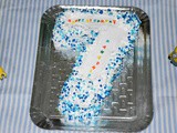 How to make 7 number birthday cake | number 7 birthday cake recipe | number cakes | Mahadhip 7th birthday