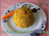 Indian Style Quinoa Lemon Upma | Healthy Vegetarian South Indian Break fast Recipes | Gluten free Quinoa Upma |Vegan Quinoa Recipes