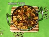 Kadai Tofu/Easy tofu bell pepper curry/Vegan fry dishes for chapathis n pulkas/step by step pictures