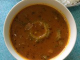 Kakarakaya Pulusu Recipe | Bitter Gourd Tamarind Stew | Spicy Tangy Kakaraya Gravy For Rice