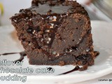 Leftover chocolate cake pudding | baked chocolate cake pudding | chocolate pudding using leftover cake
