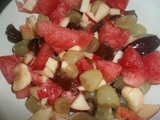 Melon dates salad