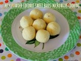 Microwave milk powder peda/ 2 minutes micro wave milk powder coconut laddu/easy indian ghee less sweets in 5 minutes/healthy low calories,guilt free micro wave recipes