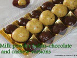 Milk powder cashew laddu | milk powder chocolate balls | Milk powder Sweets