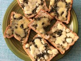 Mint garlic bread toast recipe | bread toast with mint | garlic bread toast with cheese | bread snacks for kids