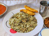 Mushroom Mint Pulav | Mushroom Mint Rice | Quick And Easy Vegetarian Rice Recipes | Simple Rice Recipes