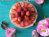 No-Bake Strawberry Yogurt Cheese Cake | Strawberry Cheese Cake with Yogurt | No Bake Cheese Cake Recipes