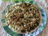 Okra pepper rice/okra fried rice/easy simple rice recipes/Left over rice recipes