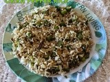 Okra pepper rice/okra fried rice/easy simple rice recipes/Left over rice recipes