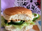 Open-Face Chicken Burger with mayonnaise | Burger with chicken and Mayonnaise | Mayonnaise Chicken Burger