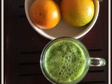 Orange Green Juice | Orange Parsley Juice | Orange Breakfast Booster | Juices for Breakfast | Juice for Weight loss