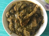 Palak Gosht Recipe | Spinach Mutton Masala Recipe | Palak Mutton | Pressure Cooked Mutton Recipes