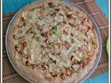 Paneer Pizza | paneer pepper pizza | Home made paneer pizza