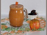 Papaya Milkshake | Papaya Apple Dates Milkshake | Easy Papaya Recipes | Summer Drinks | Indian Summer Juices | Break Fast Milkshakes
