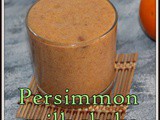 Persimmon Milkshake | Persimmon Dates Milkshake | Persimmon Recipes | Breakfast Milkshakes | Quick and Easy Milkshakes For Kids
