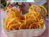 Potato Muruku | Bangaladumpa Jantikalu | Aloo Muruku with step wise Pictures | Easy muruku recipes | Diwali savoury snacks recipes