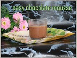 Quick and easy chocolate mousse | Simple chocolate mousse with 5 ingredients | chocolate desserts | simple desserts in 10 minutes | kids favorite desserts