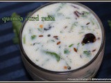 Quinoa Pergu Pachadi | Quinoa curd Raita | quick and easy curd raita recipes | South indian easy yogurt raita recipes