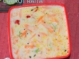 Simple and easy carrot raita/gajar ka raita/carrot thayir pachadi/Spiced carrot raita for biriyanis and pulav recipes/curd raita recipes