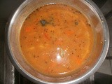 South indian hot toor dal sambar/simple spicy sambar for rice/step by step pictures