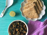 Spinach Potato Curry | Palak Aloo Subji | Subzi Recipes For Chapathi