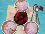 Strawberry cookie ice cream recipe | homemade strawberry cookie ice cream | strawberry desserts | homemade ice cream recipes