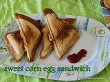 Sweet corn boiled egg sandwich | Easy sandwich recipes for kids | Kids snack box recipes | lunch Ideas for kids | Evening snacks recipes for kids