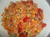 Sweet corn cherry tomato salad