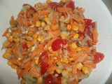 Sweet corn cherry tomato salad