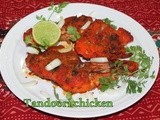 Tandoori chicken/Restaurant style Baked tandoori chicken/step by step pictures/How to make tandoori chicken with thigh pieces in oven at home