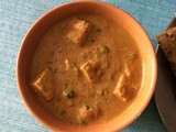 Tofu Greenpeas Masala | Tofu Peas Masala Using Makhani Gravy | Tofu Gravy Recipes | Soya Tofu Recipes