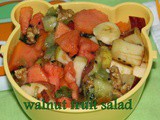 Walnut Mixed Fruit Salad | Fruit Salad For Weight Loss | Quick And Easy Fruit Salad Recipes For Weight loss | Diet Recipes