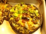 Cheese and Chile-Stuffed Portobello Mushrooms