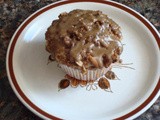 Coffee Cake Muffins with Salted Maple Glaze