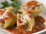 Pesto Chicken Stuffed Shells