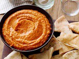 Roasted Red Bell Pepper Hummus