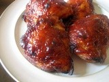 Sweet and Tangy Barbecued Chicken Thighs