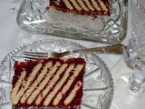 Zebra kolač s keksom - posni