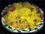 Barbecued Tandoori Chicken Biryani