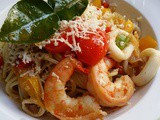 Thai Tomyam Seafood Spagetti