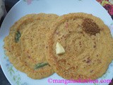 Adai Dosai | Kaara Adai Recipe | Hotel Style Crispy Adai Dosa