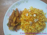 Carrot Peanut Rice | Carrot Verkadalai Sadam | Lunchbox Recipe