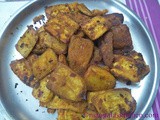 Chennai Style Raw banana Fry | Vazhakkai Varuval